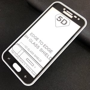 Защитное стекло 5D Full Glue Cover Glass на весь экран для Samsung Galaxy J2 / J2 Pro 2018 (J250) – Black