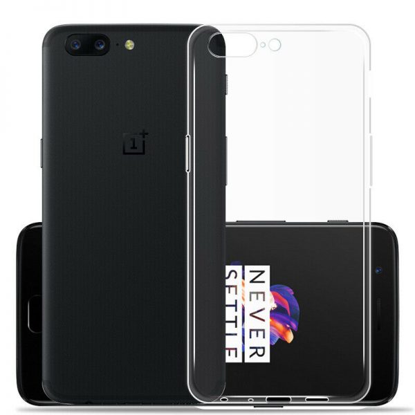 Прозрачный силиконовый TPU чехол для OnePlus 5