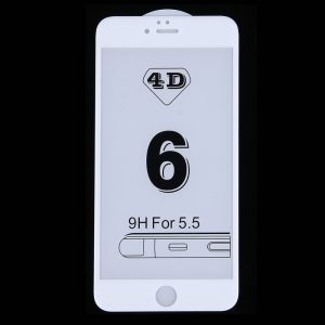 Защитное стекло 4D Full Glue Cover Glass на весь экран для Iphone 6 Plus / 6s Plus – White