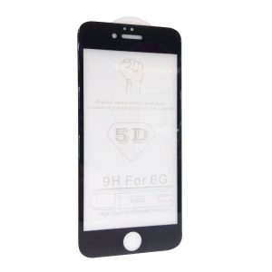 Защитное стекло 5D Premium Full Glue на весь экран для Iphone 6 / 6s – Black