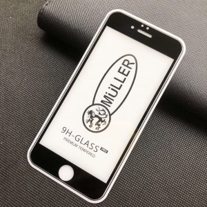 Защитное стекло 3D (5D) Muller Full Glue на весь экран для Iphone 6 / 6s – Black