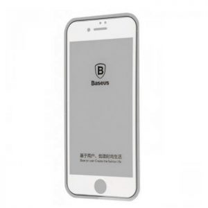 Защитное стекло 3D Baseus Full Glue на весь экран для Iphone 7 / 8 / SE (2020) – White