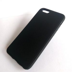 Матовый силиконовый (TPU) чехол для Iphone 6 Plus / 6s Plus (Черный)