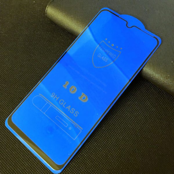 Защитное стекло 10D Full Glue Cover Glass на весь экран для Samsung Galaxy A20 / A30 / A30s / A50 / M30s / M31 / M21 – Black