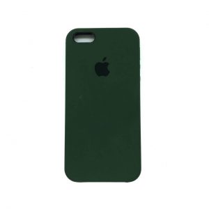 Оригинальный чехол Silicone Case с микрофиброй для Iphone 5 / 5s / SE №42 (New Khaki)