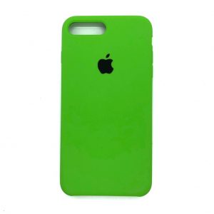 Оригинальный чехол Silicone Case с микрофиброй для Iphone 7 Plus / 8 Plus №27 (Ultra Green)