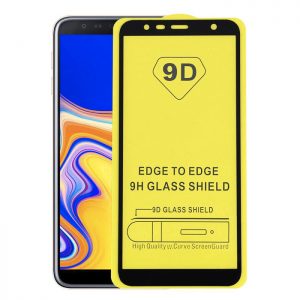 Защитное стекло 9D Full Glue Cover Glass на весь экран для Samsung Galaxy J6 Plus 2018 (J610) – Black