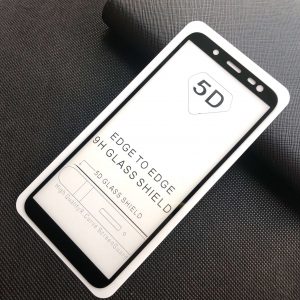 Защитное стекло 5D Full Glue Cover Glass на весь экран для Samsung Galaxy J6 2018 (J600) – Black