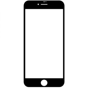 Защитное стекло 4D Full Glue Cover Glass на весь экран для Iphone 6 Plus / 6s Plus – Black