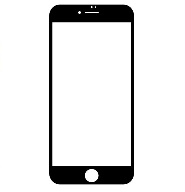 Защитное стекло 4D Full Glue Cover Glass на весь экран для Iphone 6 Plus / 6s Plus – Black