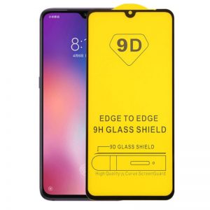 Защитное стекло 9D Full Glue Cover Glass на весь экран для Xiaomi Mi 9 SE – Black
