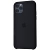 Оригинальный чехол Silicone Case с микрофиброй для Iphone 11 – Black