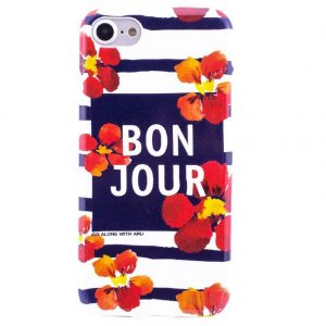 Силиконовый чехол  полосатый для Iphone 7 / 8 / SE (2020) (Bon Jour)
