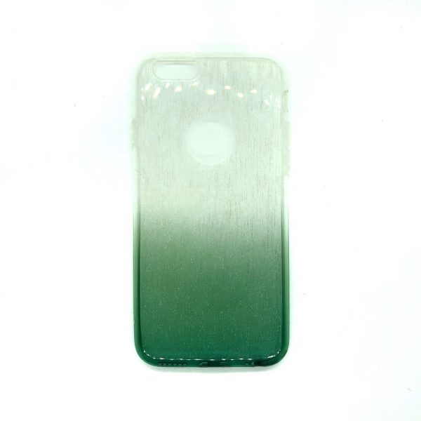 Силиконовый (TPU) чехол Gradient Shine для Iphone 6 / 6S (Зеленый)