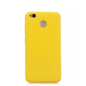 Матовый силиконовый TPU чехол на Huawei Nova Lite (2017) (Yellow)