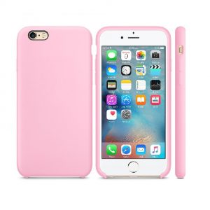 Матовый силиконовый (TPU) чехол для Iphone 6 / 6S (Розовый)