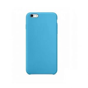 Матовый силиконовый (TPU) чехол для Iphone 6 / 6S (Голубой)