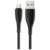 Кабель Joyroom Shadow Series S-M353 USB to MicroUSB 2A (1м)- Black 31314
