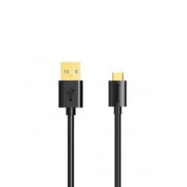 Кабель Tronsmart MUS03 Premium MicroUSB Cable 2.4A (1м)- Gold / Black