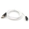 Кабель Hoco X21 plus Silicone Micro USB 2.4A (1м) – Black / White 30273