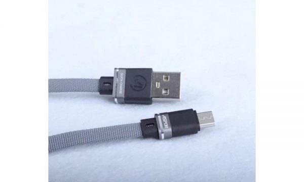 Кабель Aspor A135 плоский USB to MicroUSB 2.4A (1.2м) – Grey
