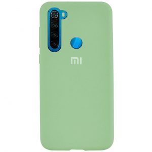 Оригинальный чехол Silicone Cover 360 с микрофиброй для Xiaomi Redmi Note 8 – Light Green