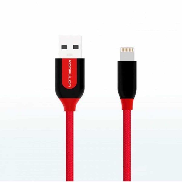 Кабель Konfulon S51 Lightning 3A (1м) – Red