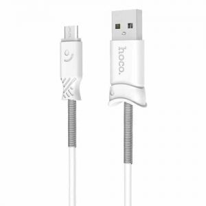 Кабель Hoco X24 Picses carged USB to MicroUSB 2.4A (1м) – White