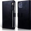 Чехол книжка Molan Cano Zipper Bestie bag для  Iphone 11 Pro Max — Черный
