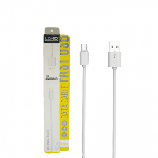 Кабель LDNIO SY-03 USB to MicroUSB 2.1A (1м) -White