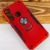 Ударопрочный чехол SG Ring Color под магнитный держатель с кольцом для  Xiaomi Redmi Note 8 — Красный 52969
