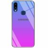 TPU+Glass чехол Gradient Rainbow с лого  для Samsung Galaxy A10s 2019 (A107) – Синий