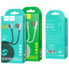 Кабель Hoco U42 Exquisite Steel USB – Lightning 2.4A 1.2м Black 71624