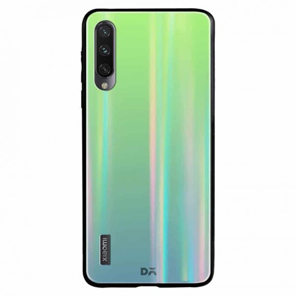 TPU+Glass чехол Gradient Aurora с градиентом  для Xiaomi Mi 9 Lite / Mi CC9 – Зеленый