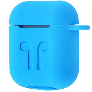 Чехол для наушников Silicone Case для Apple Airpods – Blue