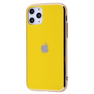 Оригинальный чехол Glass Case для  iPhone 11 Pro — Желтый