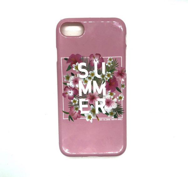 Cиликоновый TPU чехол “SM” светящийся (Glow in the Dark) для iPhone 7 / 8 / SE (2020) – Summer