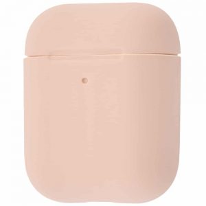 Чехол для наушников Silicone Case Slim для Apple Airpods 2 – Pink sand