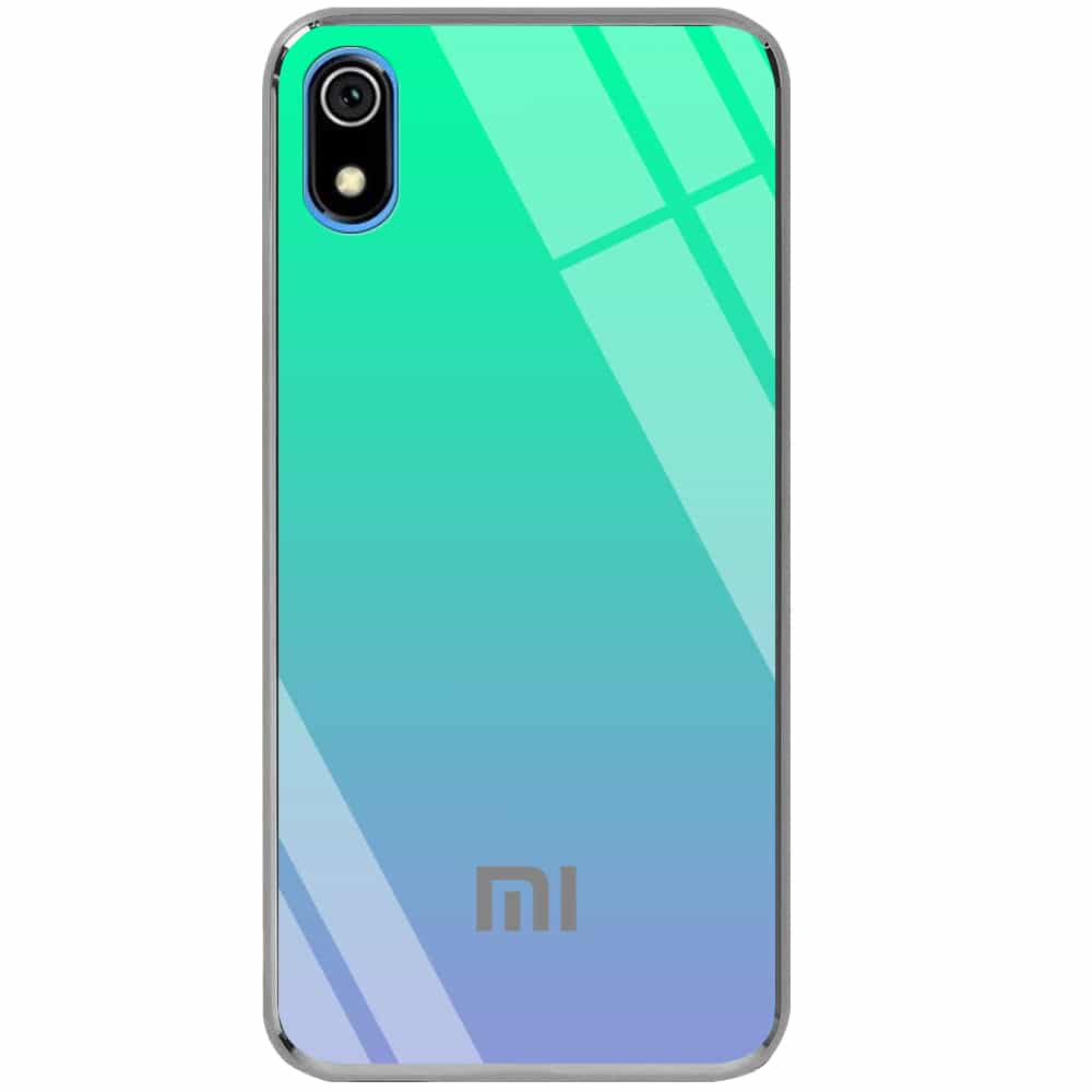 TPU+Glass чехол Gradient Rainbow с лого для Xiaomi Redmi ...