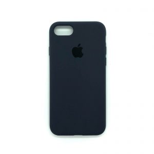 Оригинальный чехол Silicone Case 360 с микрофиброй для Iphone 7 / 8 / SE (2020) – Темный синий