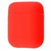 Чехол для наушников Silicone Case Slim New для Apple Airpods 2 – Red