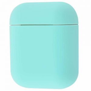 Чехол для наушников Silicone Case Ultra Slim для Apple Airpods – Marine green