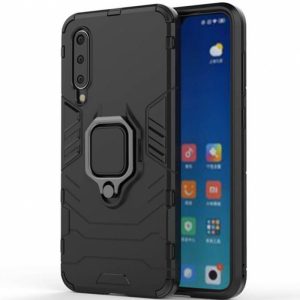 Ударопрочный чехол Transformer Ring под магнитный держатель для  Xiaomi Mi 9 SE — Черный