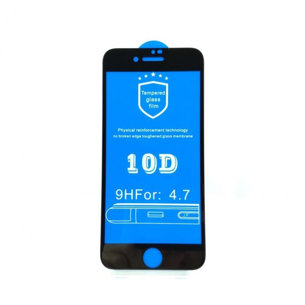 Захисне скло 10D Full для Iphone 7 / 8 / SE 2020 Black