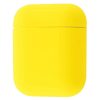 Чехол для наушников Silicone Case Ultra Slim для Apple Airpods – Lemon yellow