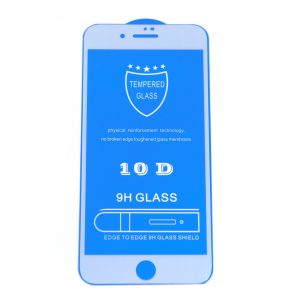 Защитное стекло 10D Full Glue Cover Glass на весь экран для Iphone 7 / 8 / SE (2020) – White