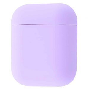 Чехол для наушников Silicone Case Ultra Slim для Apple Airpods – Light purple