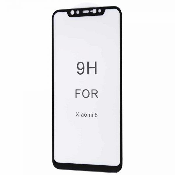Защитное стекло 5D Premium 9H Full Glue на весь экран для Xiaomi Mi 8 / Mi 8 Explorer – Black