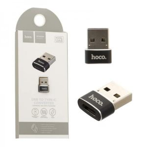 Адаптер Hoco UA6 USB to Type-C – Black