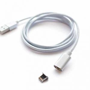 Кабель Aspor AM-101 Magnetic cable Iphone 5/6 Lightning 2.1A (1м)- Silver